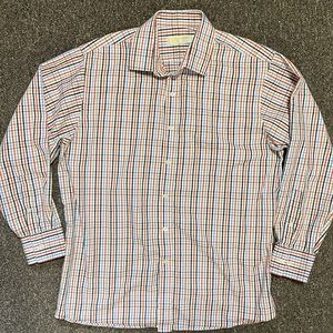 MICHAEL Michael Kors Mens Button Down Sz 16 1/2 32/33